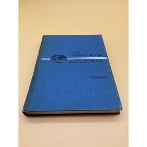 World Book Encyclopedia 1961 "W-X-Y-Z" Volume 19 Vintage Hard Cover Collectible